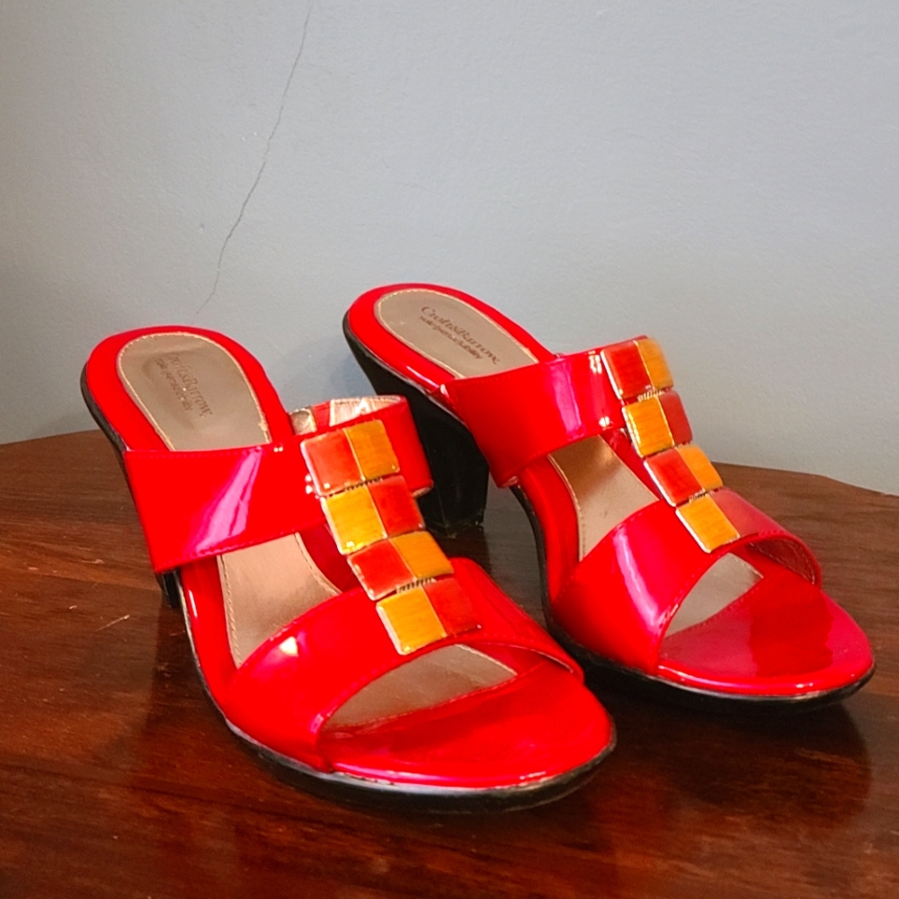 Women's Croft & Barrow Red Wedge